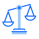 Logo d'une balance de justice
